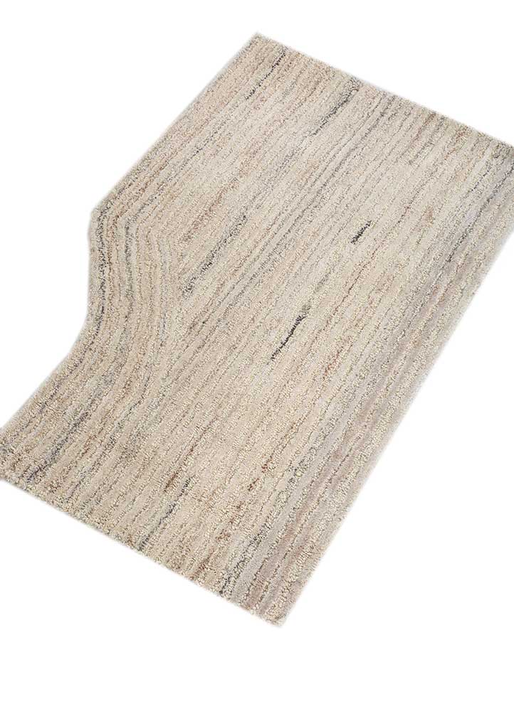 pathways ivory wool and viscose hand tufted Rug - FloorShot