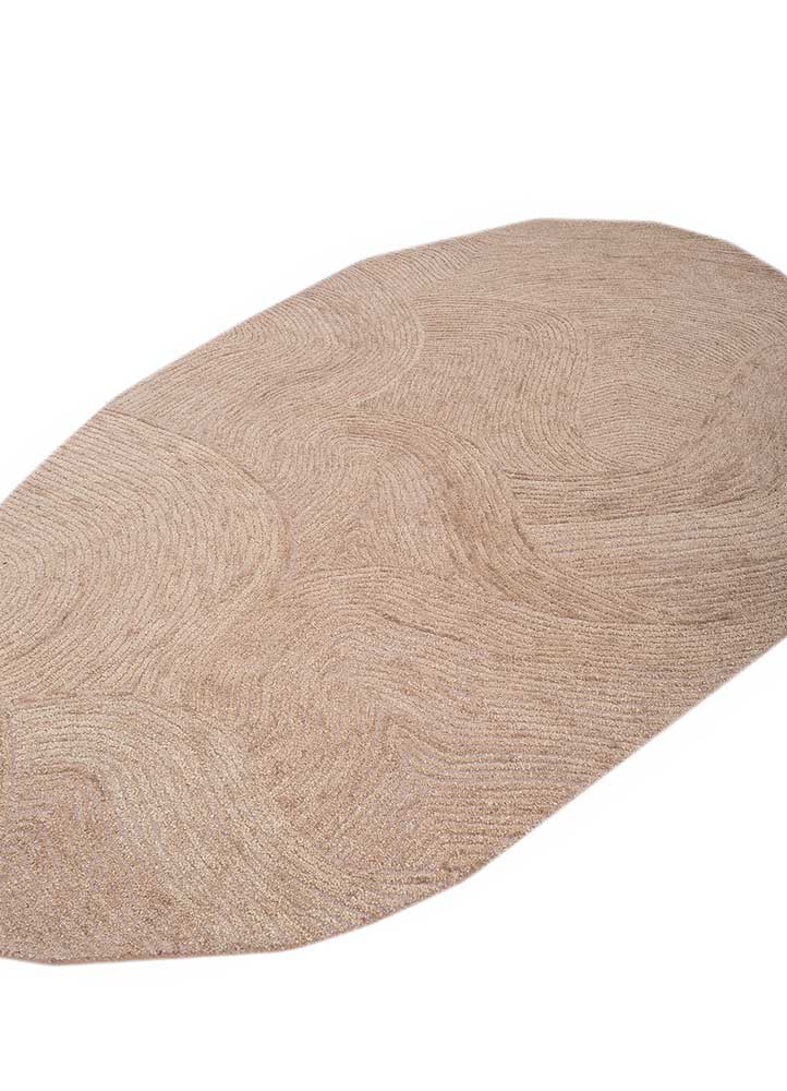 pathways red and orange wool hand tufted Rug - FloorShot