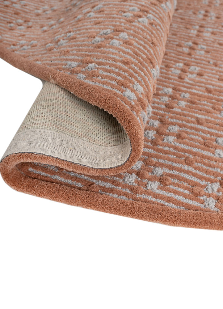 pathways blue wool hand tufted Rug - FloorShot