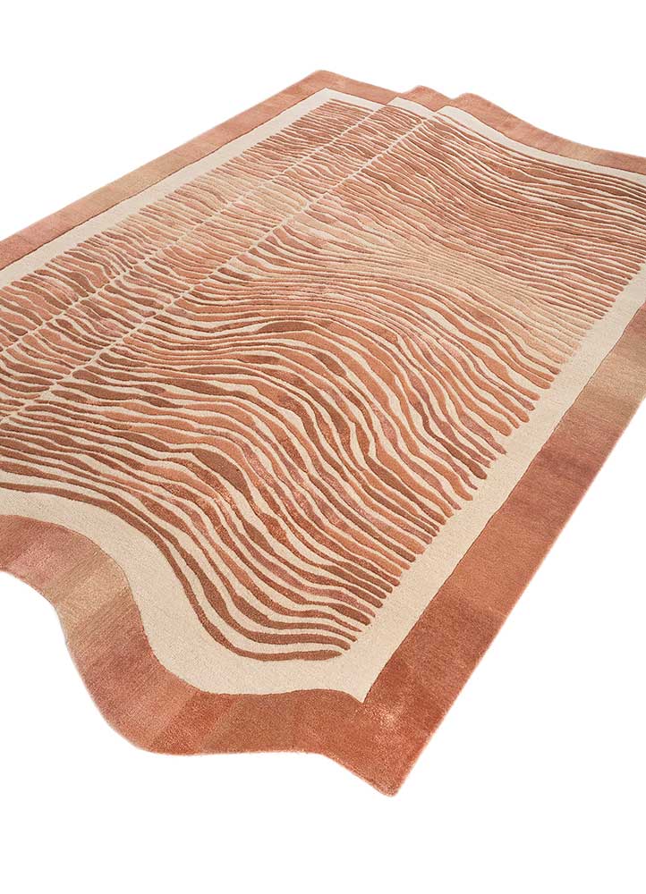 lucid ivory wool and viscose hand tufted Rug - FloorShot
