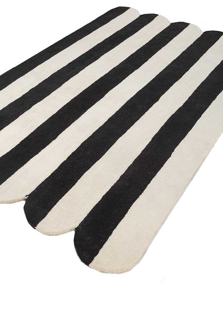 adrift ivory wool hand tufted Rug - FloorShot