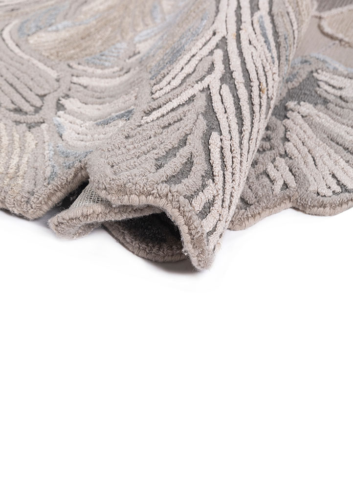 aurelia ivory wool and viscose hand tufted Rug - FloorShot
