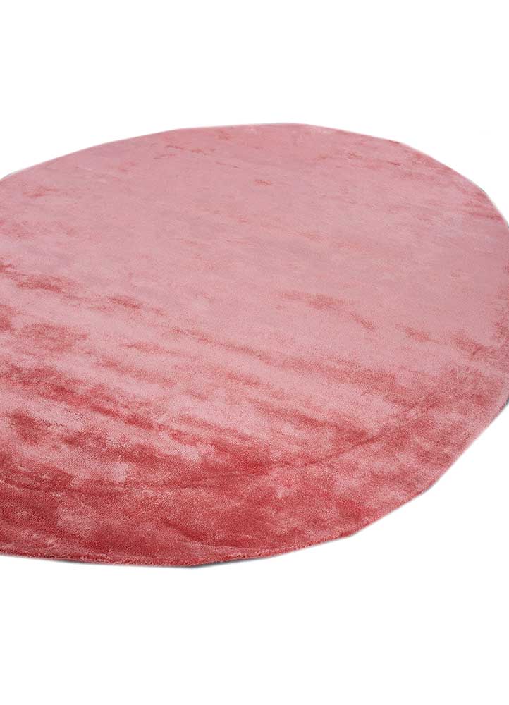 cera pink and purple viscose hand tufted Rug - FloorShot