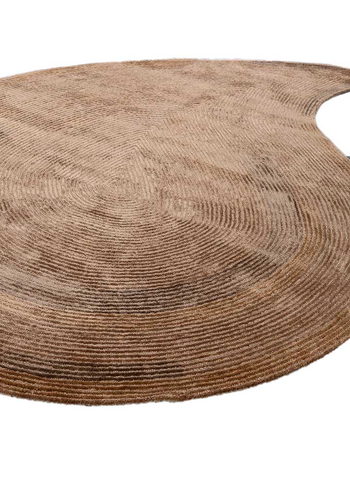 cera gold viscose hand tufted Rug - FloorShot