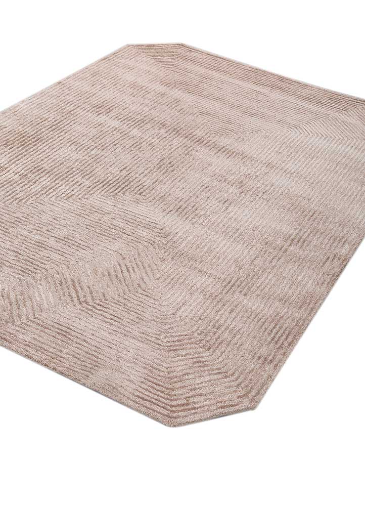 cera red and orange viscose hand tufted Rug - FloorShot