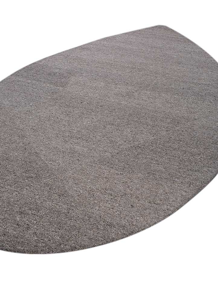 pathways grey and black wool hand tufted Rug - FloorShot