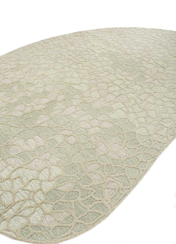 caliedo green polyester hand tufted Rug - FloorShot