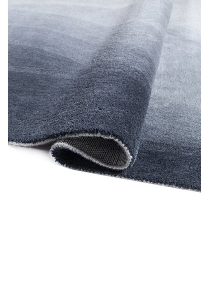 chroma blue wool hand tufted Rug - FloorShot