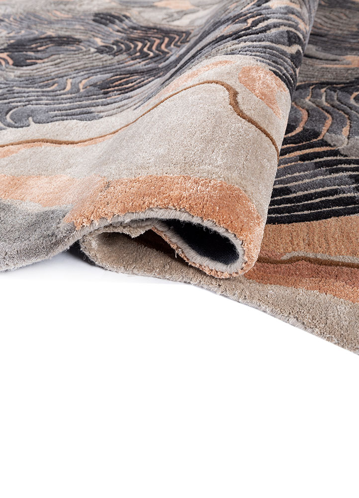 aurelia ivory wool and viscose hand tufted Rug - FloorShot