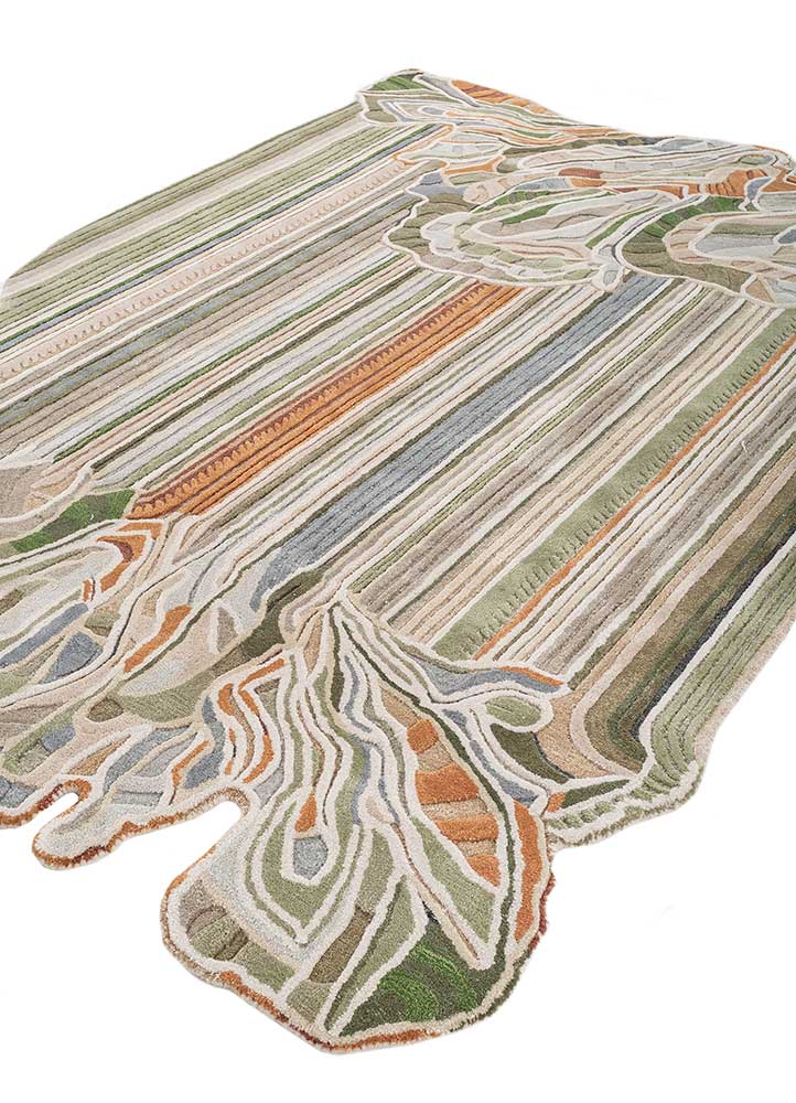 aurelia ivory wool and viscose hand tufted Rug - FloorShot