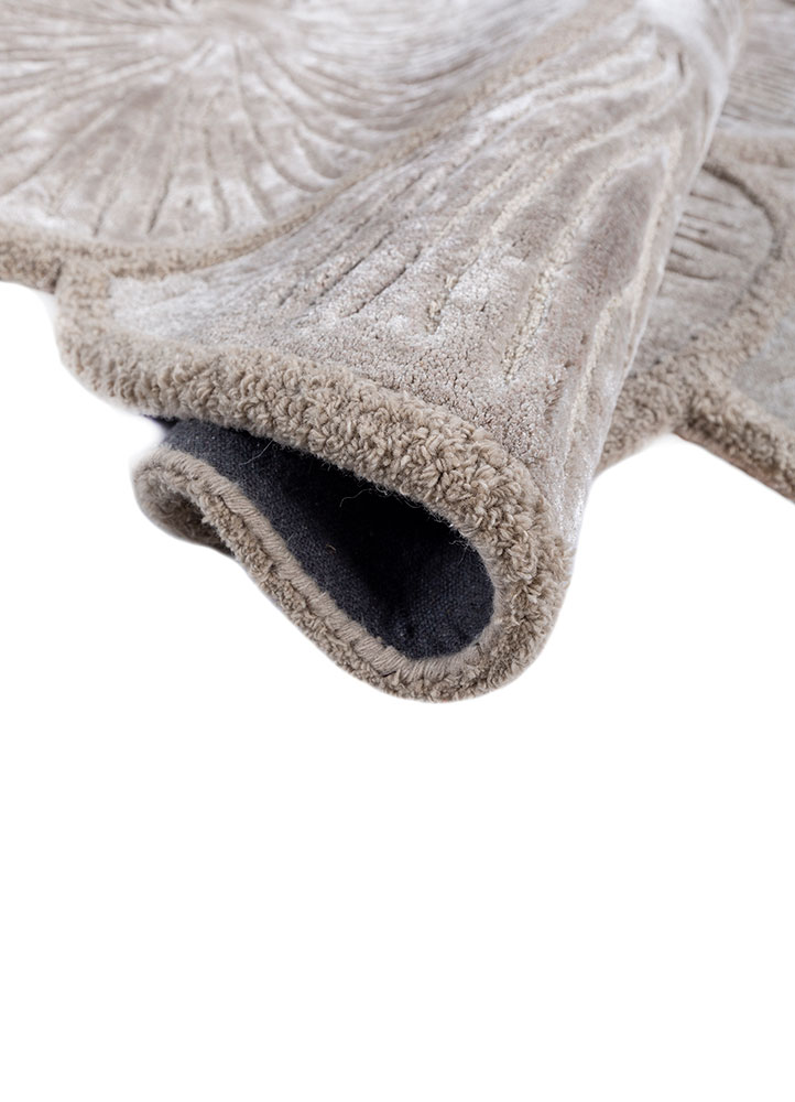 aurelia ivory wool and viscose hand tufted Rug - FloorShot