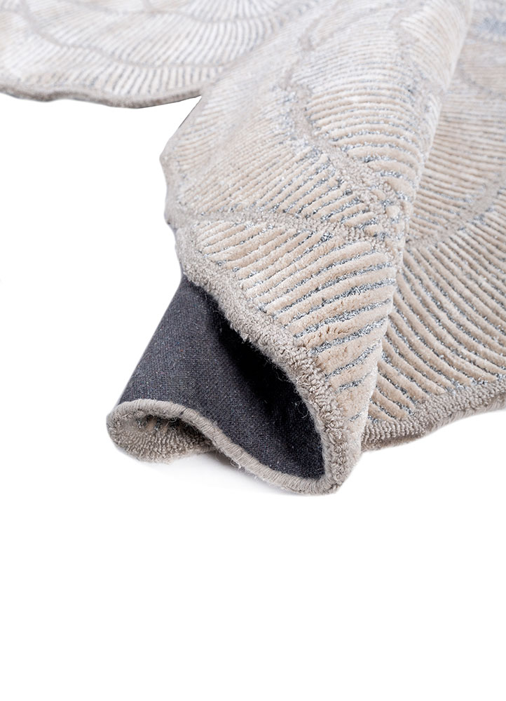 aurelia ivory wool and viscose hand tufted Rug - FloorShot