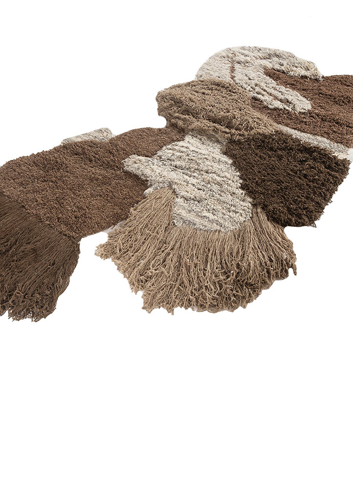 diwar beige and brown wool wall art WALL ART & TAPESTRY - FloorShot