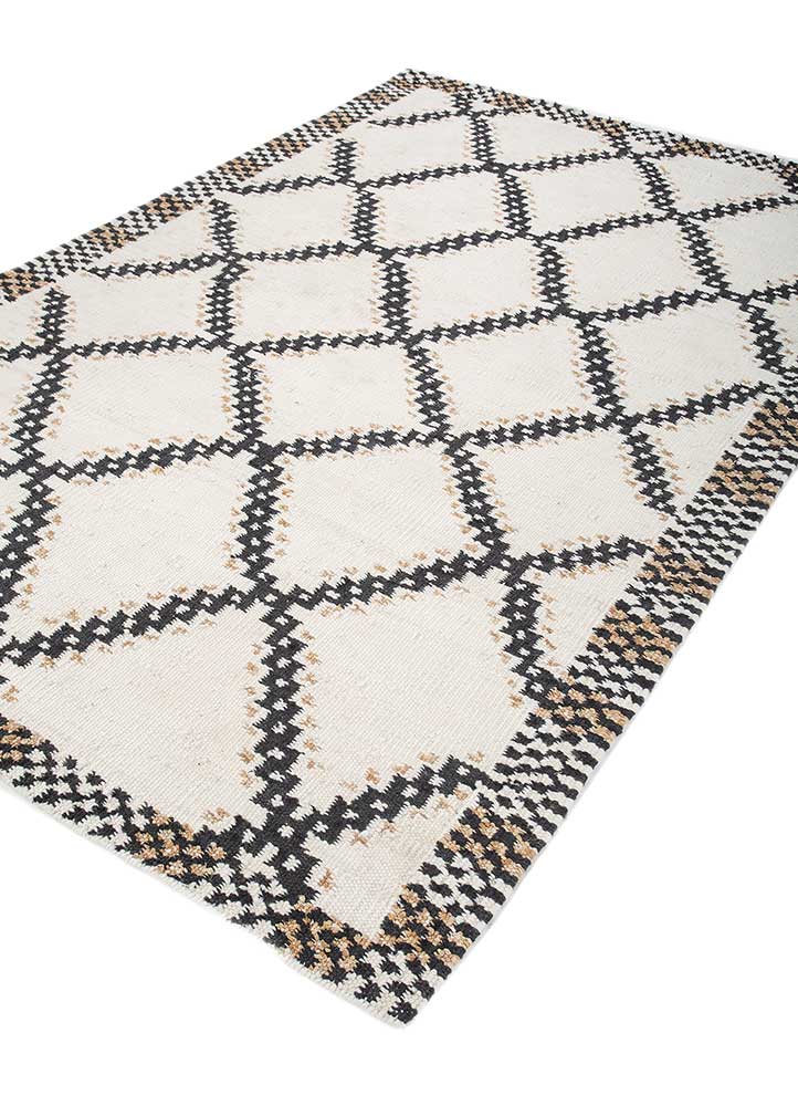atelier ivory wool flat weaves Rug - FloorShot