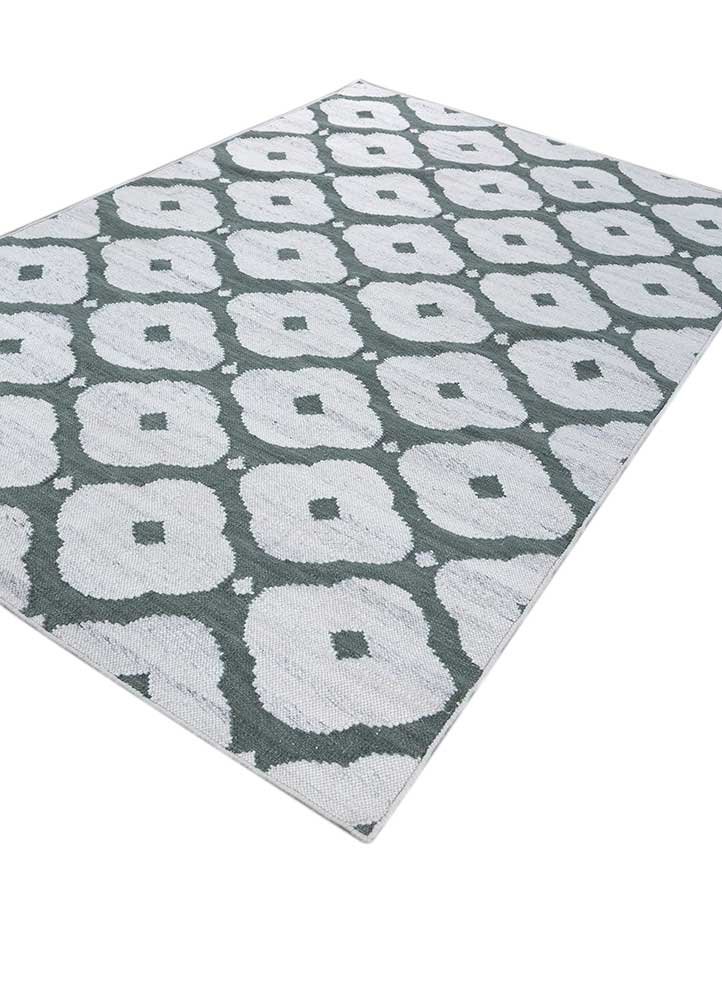 alhambra ivory wool flat weaves Rug - FloorShot