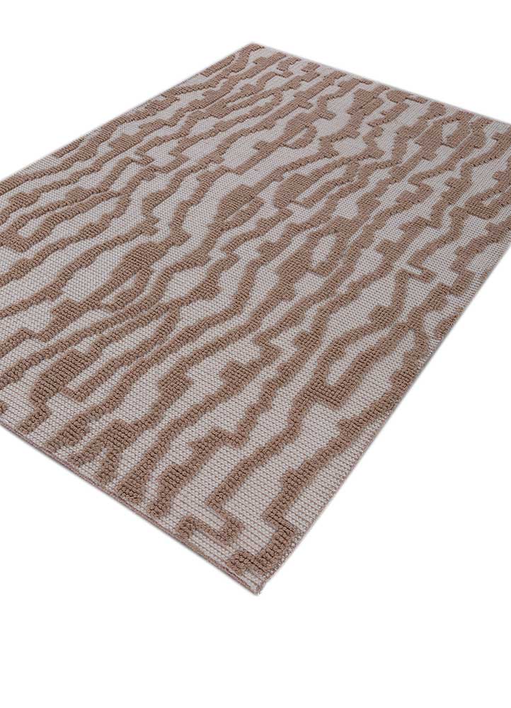 abrash ivory wool flat weaves Rug - FloorShot