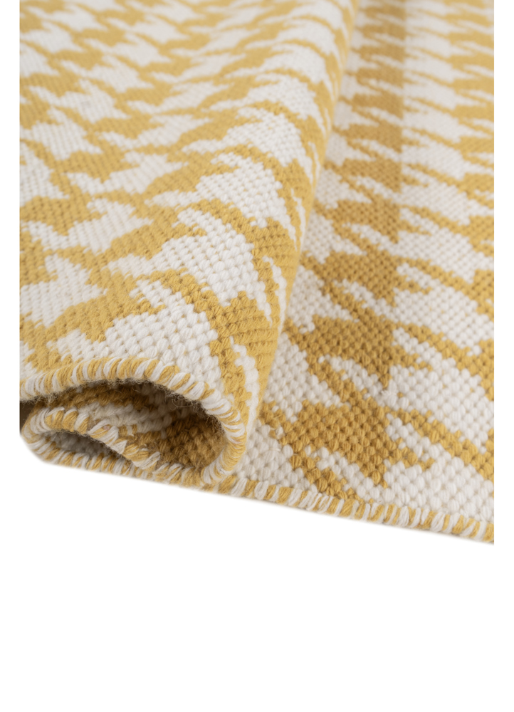 alhambra gold wool flat weaves Rug - FloorShot