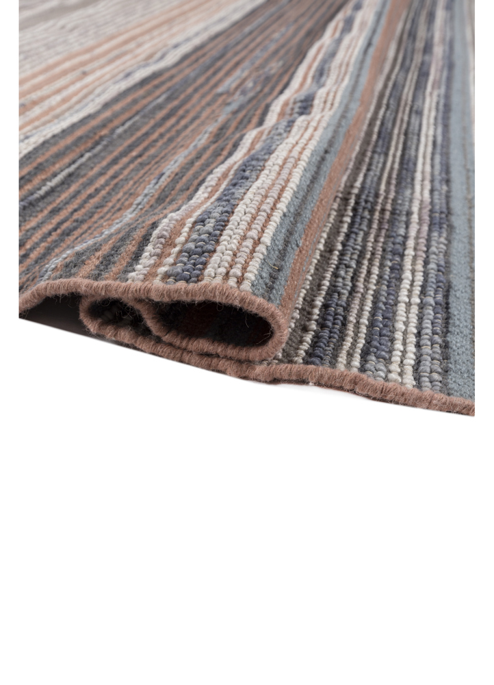 indusbar ivory wool flat weaves Rug - FloorShot
