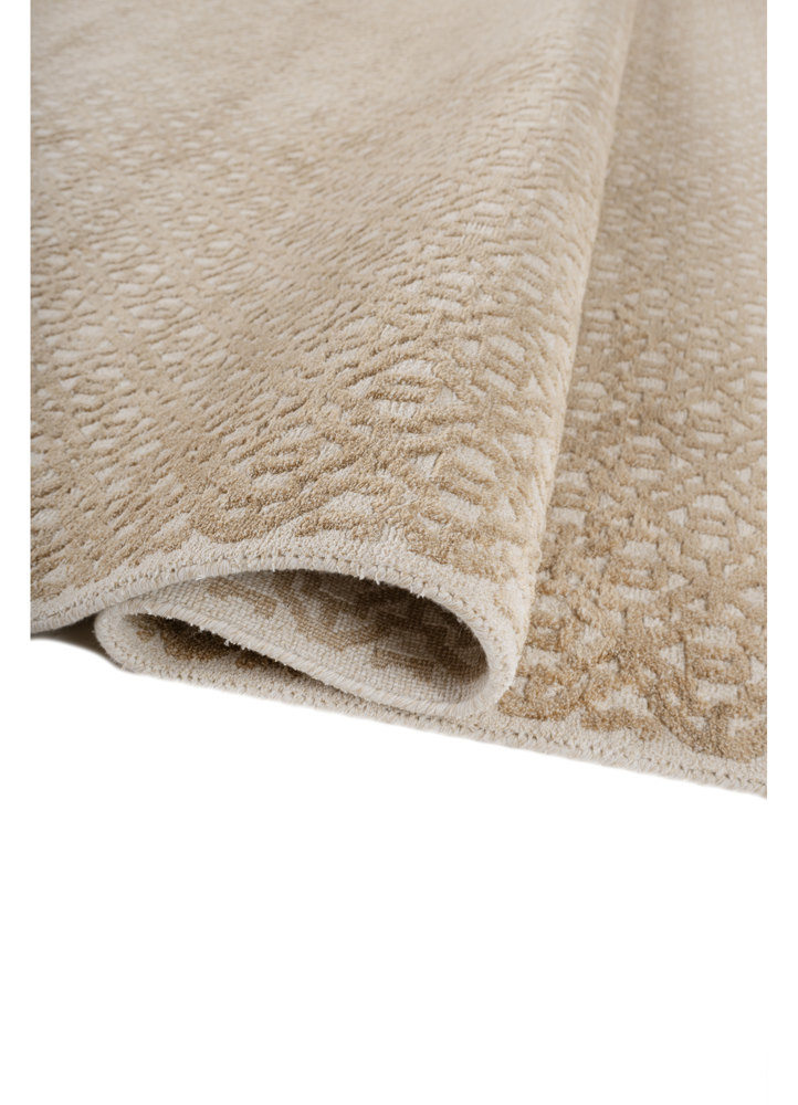 blythe ivory acrylic hand knotted Rug - FloorShot