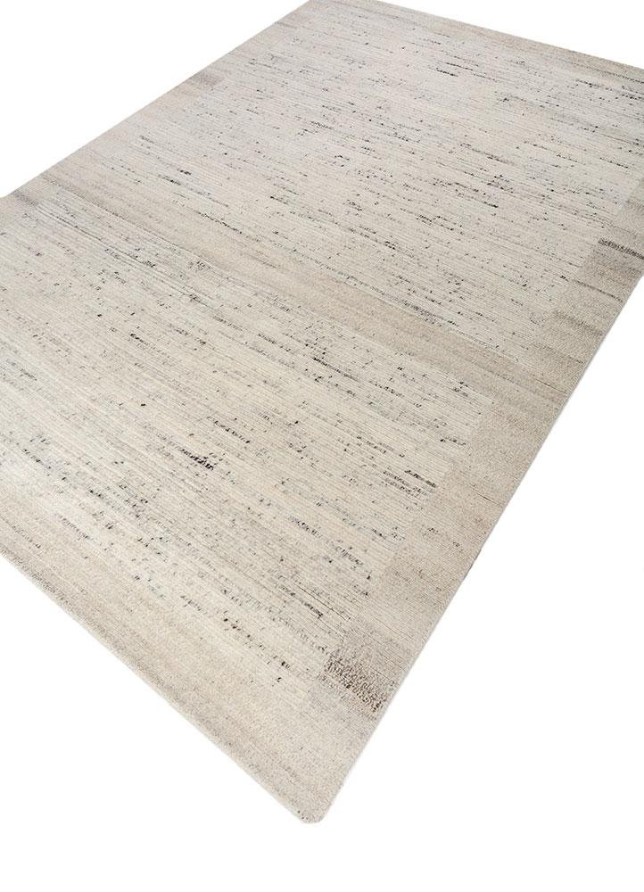 manifest ivory wool and bamboo silk hand knotted Rug - FloorShot