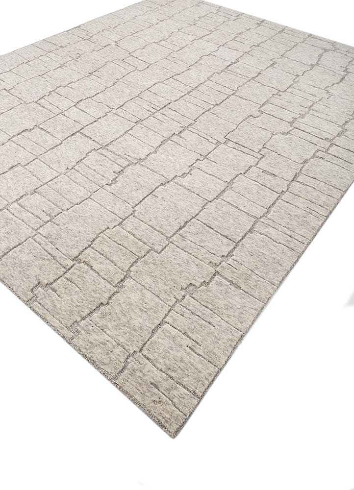 aprezo ivory wool hand knotted Rug - FloorShot
