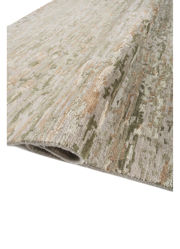 uvenuti grey and black wool hand knotted Rug - FloorShot