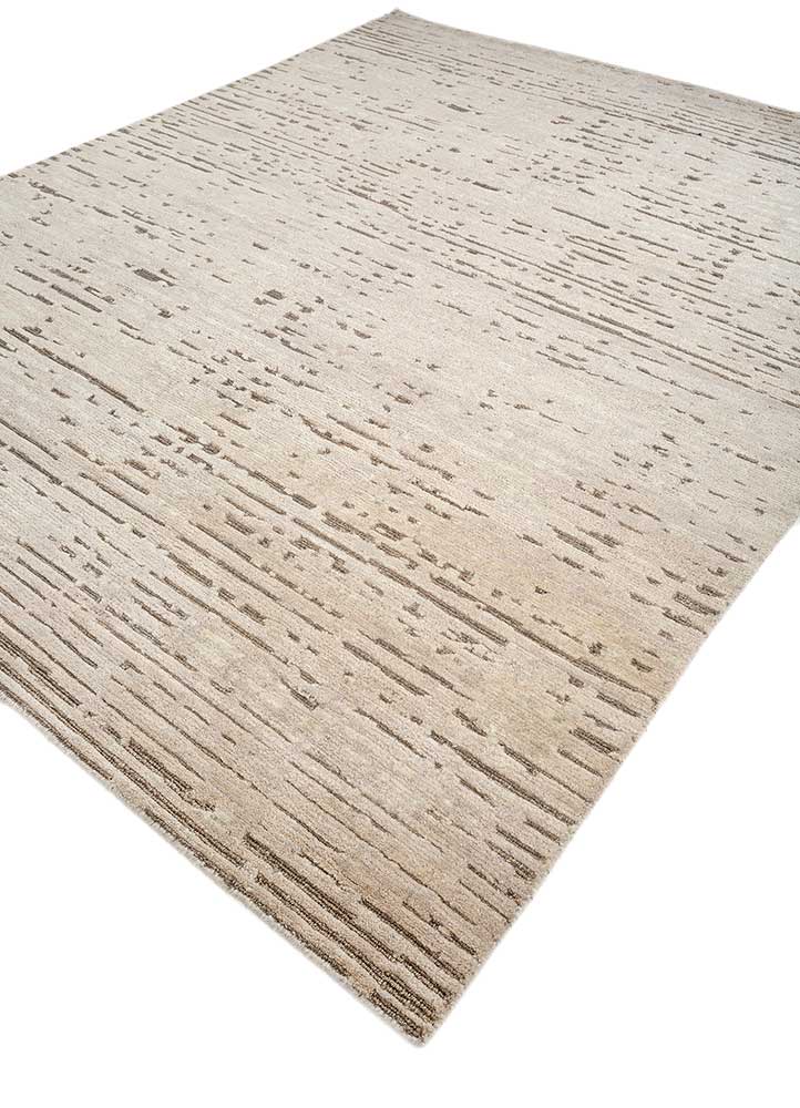 manifest blue wool hand knotted Rug - FloorShot