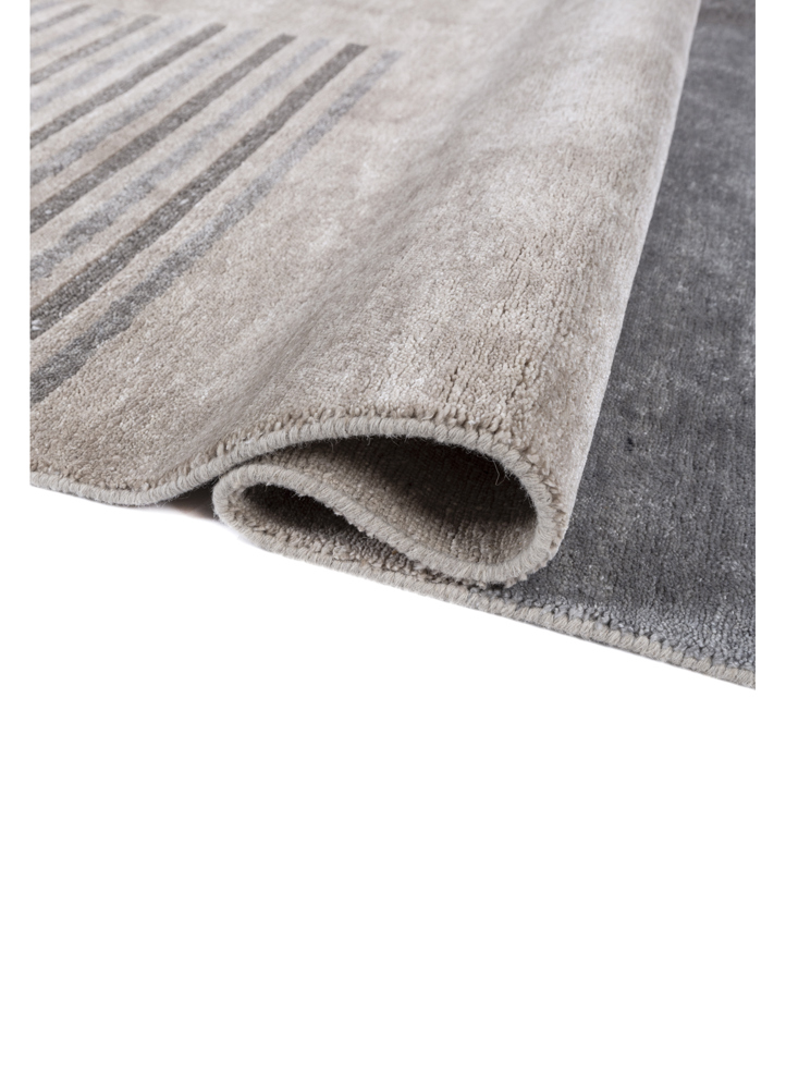 blythe ivory wool hand knotted Rug - FloorShot