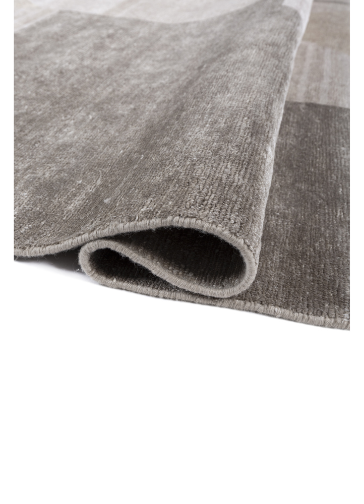 blythe ivory wool hand knotted Rug - FloorShot