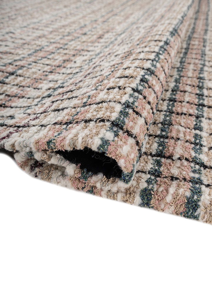 atelier ivory acrylic hand knotted Rug - FloorShot