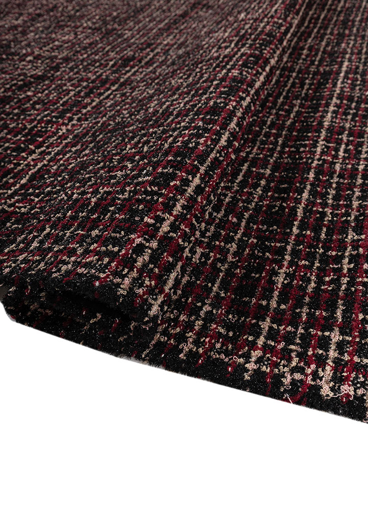 atelier grey and black acrylic hand knotted Rug - FloorShot