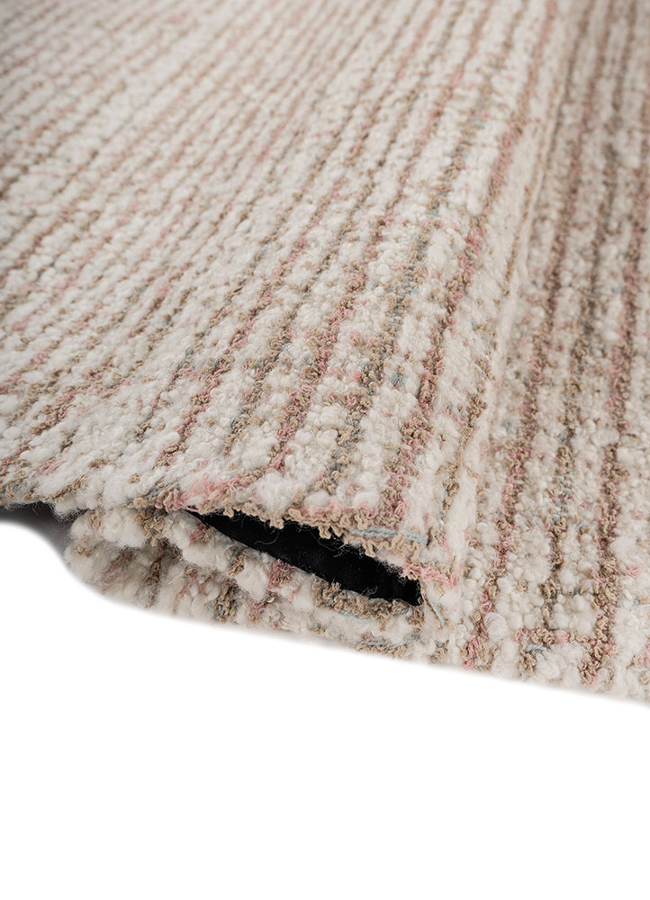 atelier ivory acrylic hand knotted Rug - FloorShot