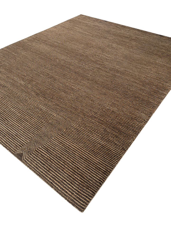 blythe blue wool hand knotted Rug - FloorShot