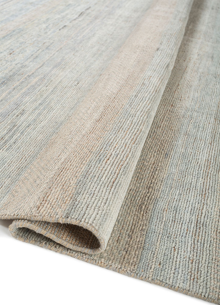 blythe green wool hand knotted Rug - FloorShot