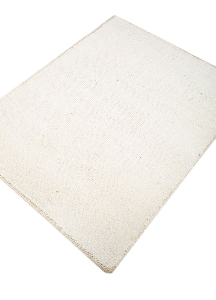 manifest ivory wool hand knotted Rug - FloorShot