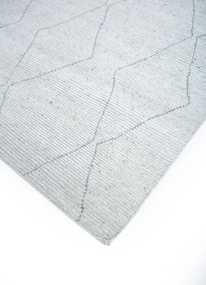 manifest ivory wool hand knotted Rug - FloorShot