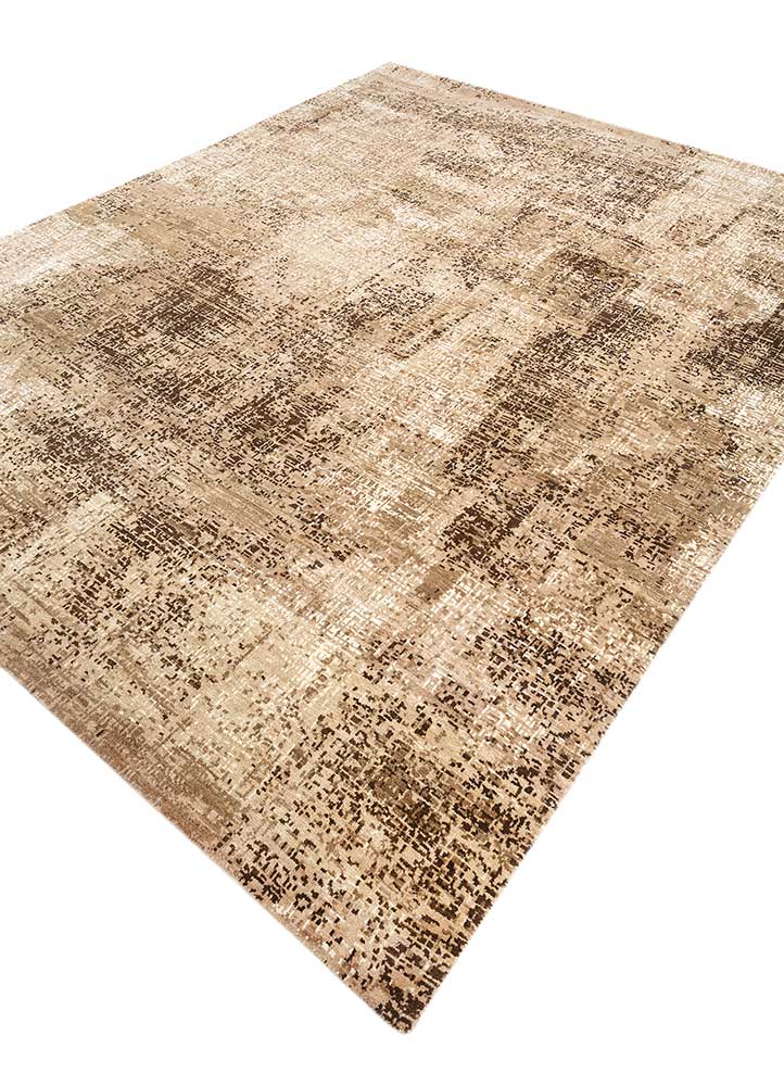uvenuti gold wool hand knotted Rug - FloorShot