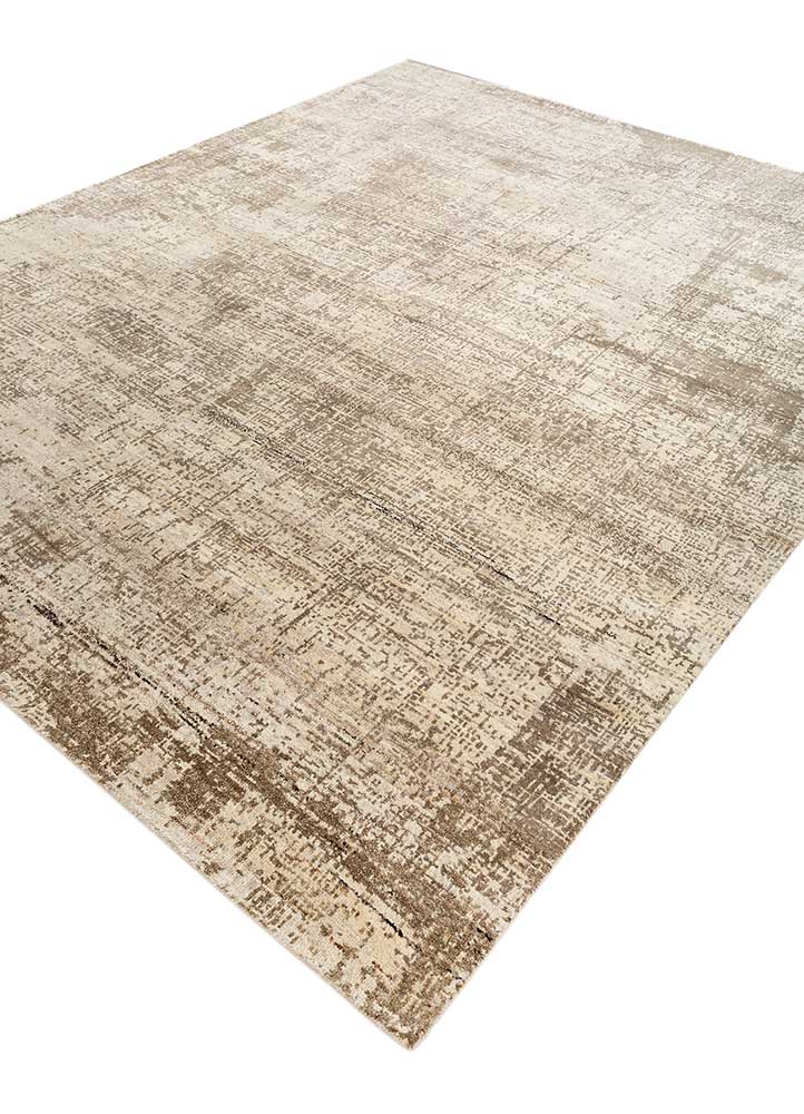 uvenuti ivory wool hand knotted Rug - FloorShot