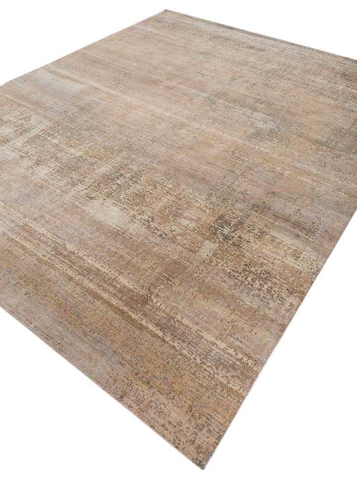 uvenuti gold wool hand knotted Rug - FloorShot