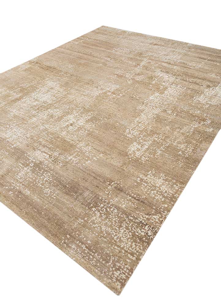 uvenuti gold wool hand knotted Rug - FloorShot
