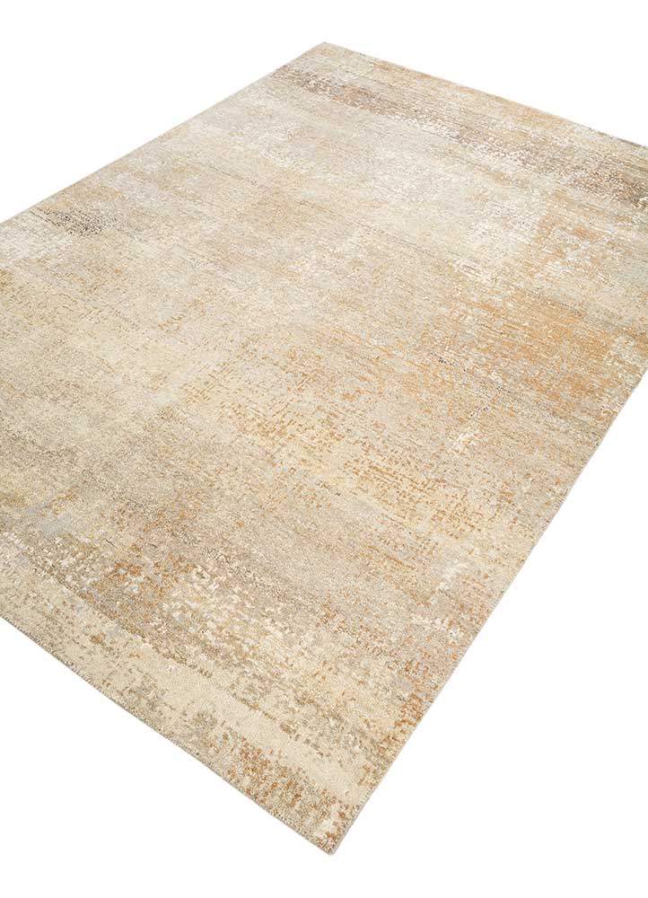 uvenuti grey and black wool hand knotted Rug - FloorShot