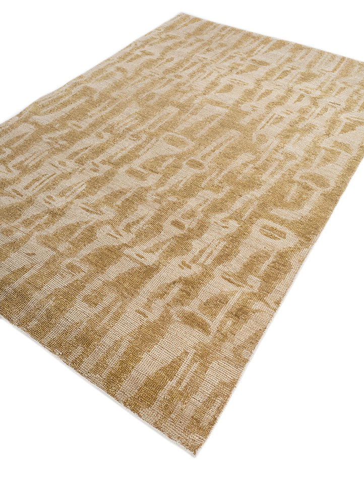 thyme ivory wool hand knotted Rug - FloorShot