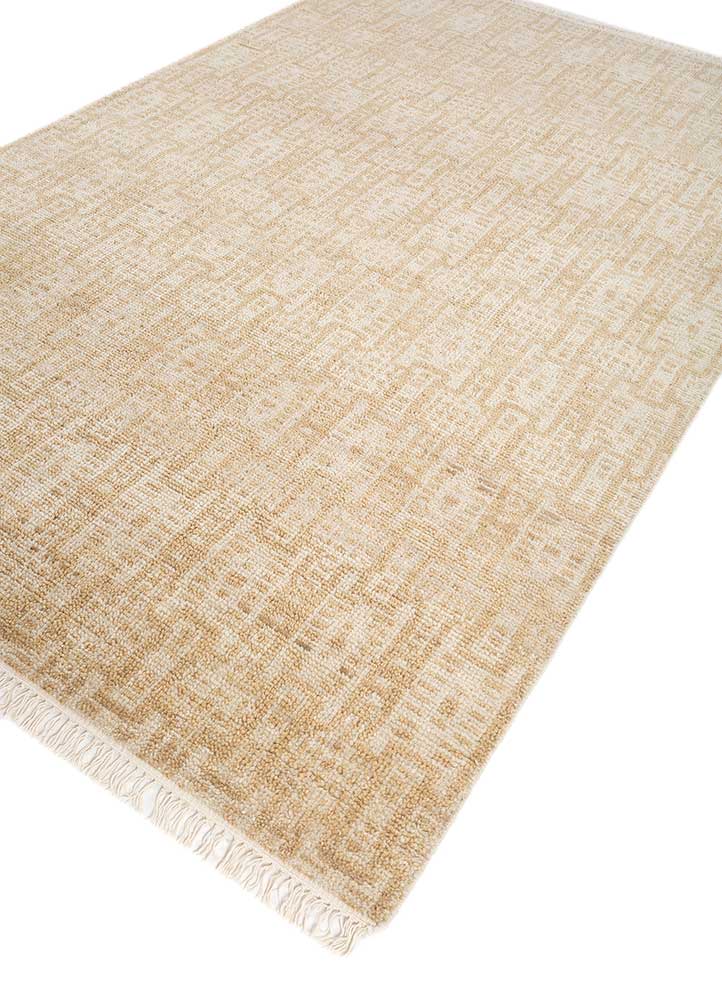 erbe ivory wool hand knotted Rug - FloorShot