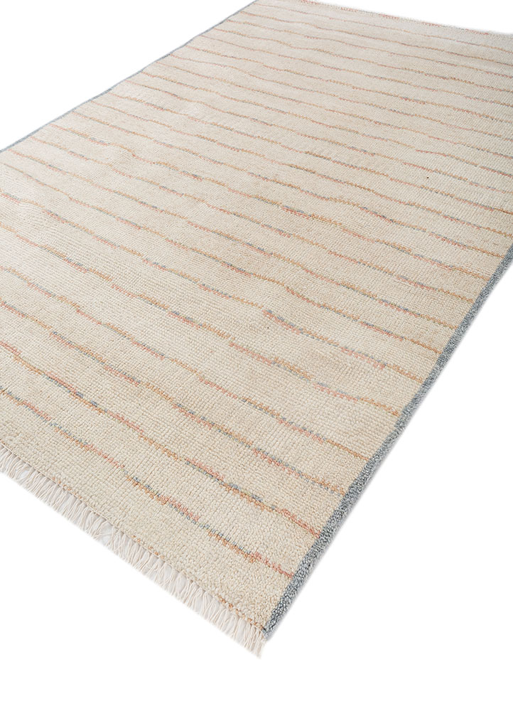 manifest ivory wool hand knotted Rug - FloorShot