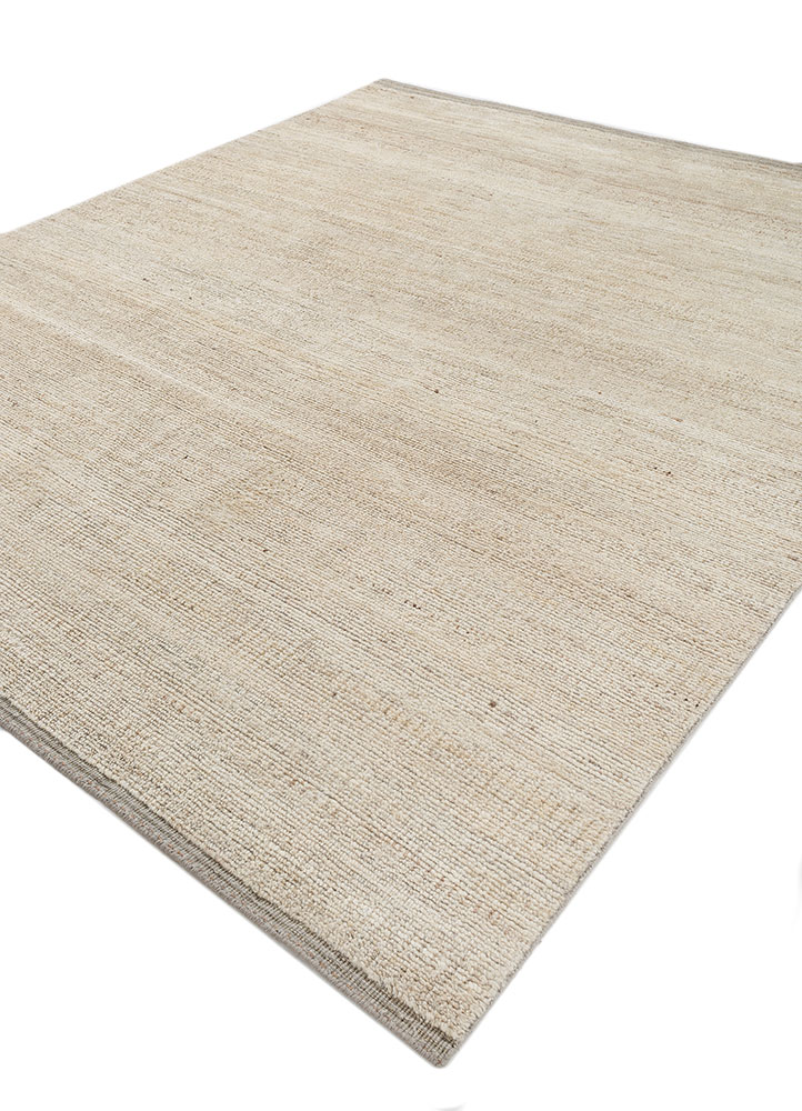 manifest ivory wool hand knotted Rug - FloorShot
