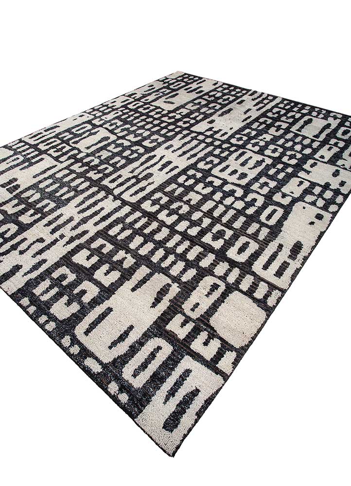 manifest ivory wool hand knotted Rug - FloorShot