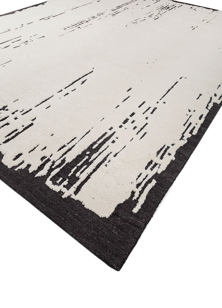 aprezo ivory wool hand knotted Rug - FloorShot