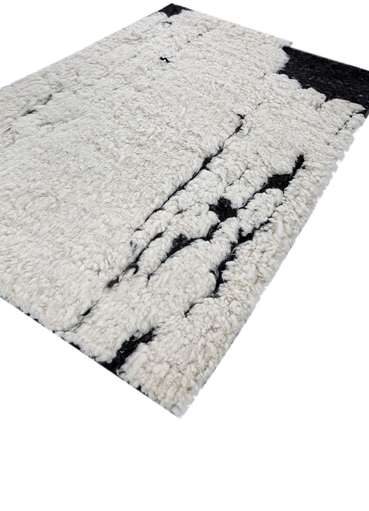aprezo ivory wool hand knotted Rug - FloorShot