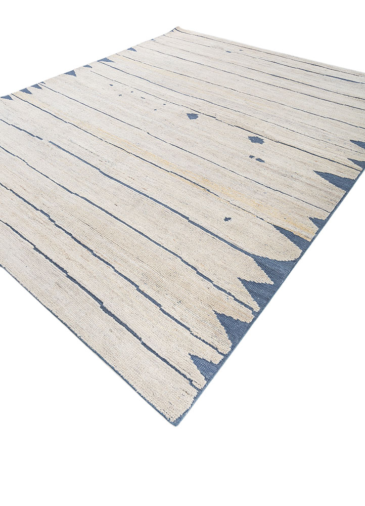 manifest ivory wool hand knotted Rug - FloorShot
