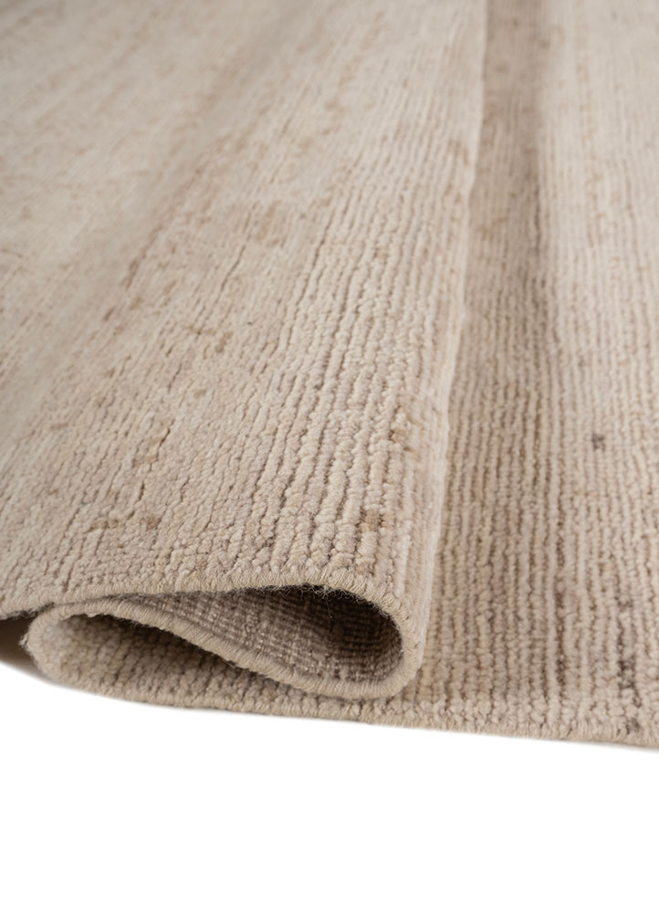 aprezo ivory wool hand knotted Rug - FloorShot